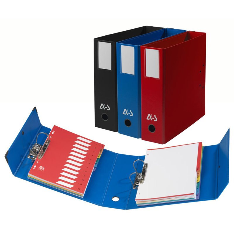 Arianex dubbele ordner A4, rood